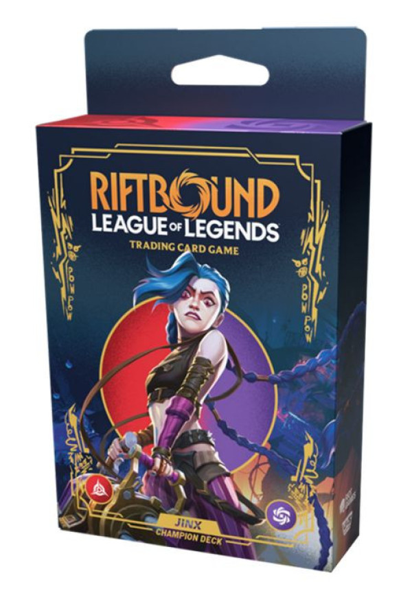  LEAGUE OF LEGENDS TCG - RIFTBOUND: ORIGINS - CHAMPION DECK: JINX LEAGUE OF LEGENDS TCG - RIFTBOUND: ORIGINS - CHAMPION DECK: JINX
