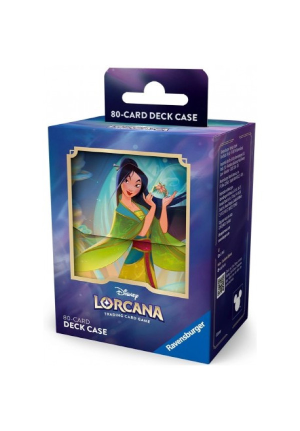 Caja de mazo Deck Case B - Mulan - Considerate Diplomat Fabled - Disney Lorcana TCG