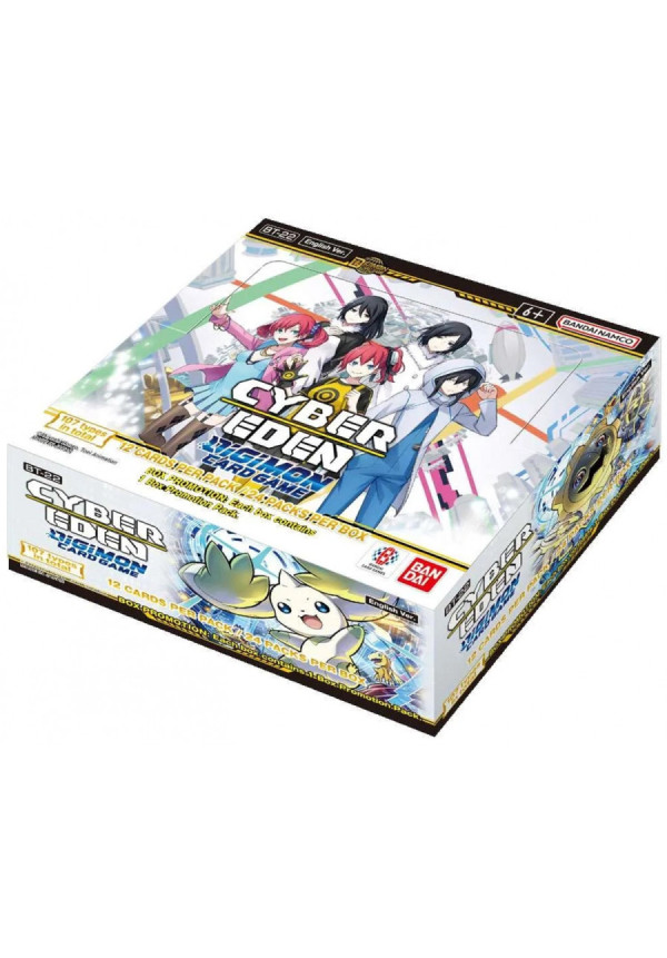 Booster Box Display BT22 Display (24 packs) Cyber Eden Inglés - Digimon TCG