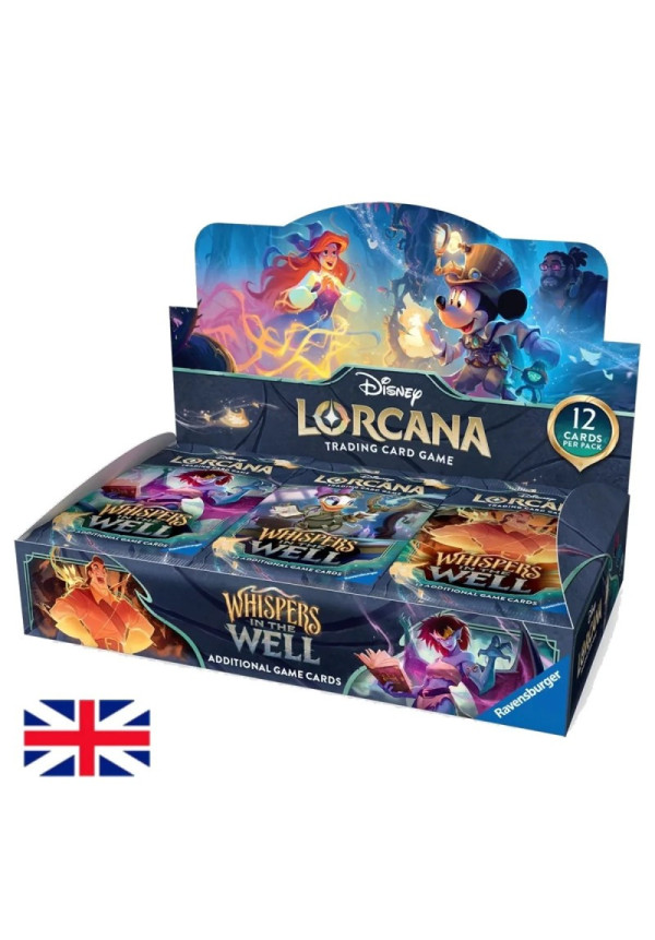 Paquetes de refuerzo (24 unidades) Whispers in the Well Inglés - Disney Lorcana TCG