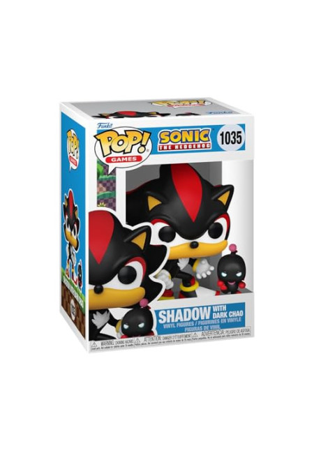 Funko Pop! & Buddy: Sonic - Shadow The Hedgehog with DChao