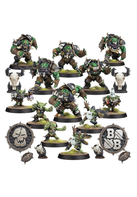 Equipo Black Orc de Blodd Bowl: Los Thunder Valley Greenskins