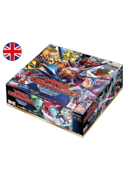 Booster Box Display BT21 (24 sobres) World Convergence Inglés - Digimon TCG