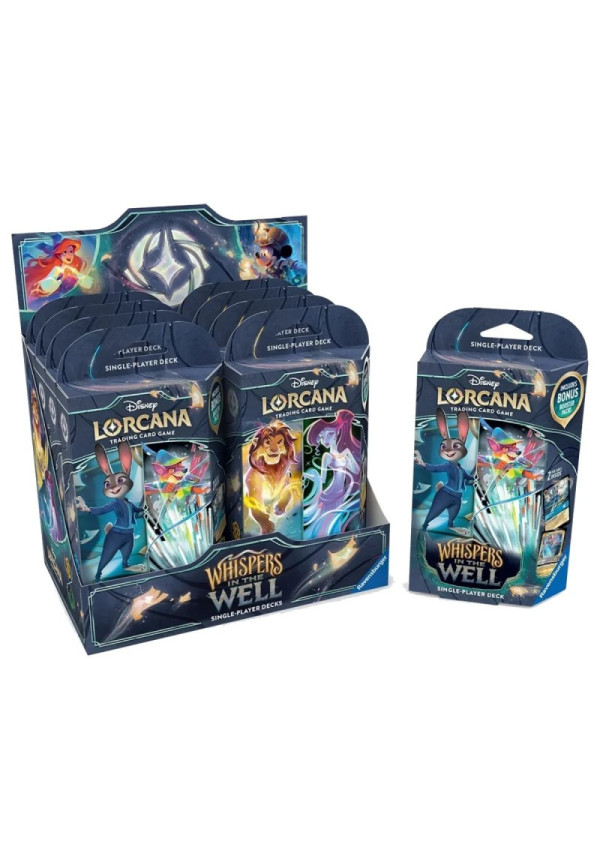 Mazos de inicio Whispers in the Well Inglés - Disney Lorcana TCG