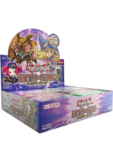 Yu-Gi-Oh! - BATTLESS OF LEGEND - Glorious Gallery - Booster Box 24 sobres - Inglés Yu-Gi-Oh! - BATTLESS OF LEGEND - Glorious Gallery - Booster Box 24 sobres - Inglés