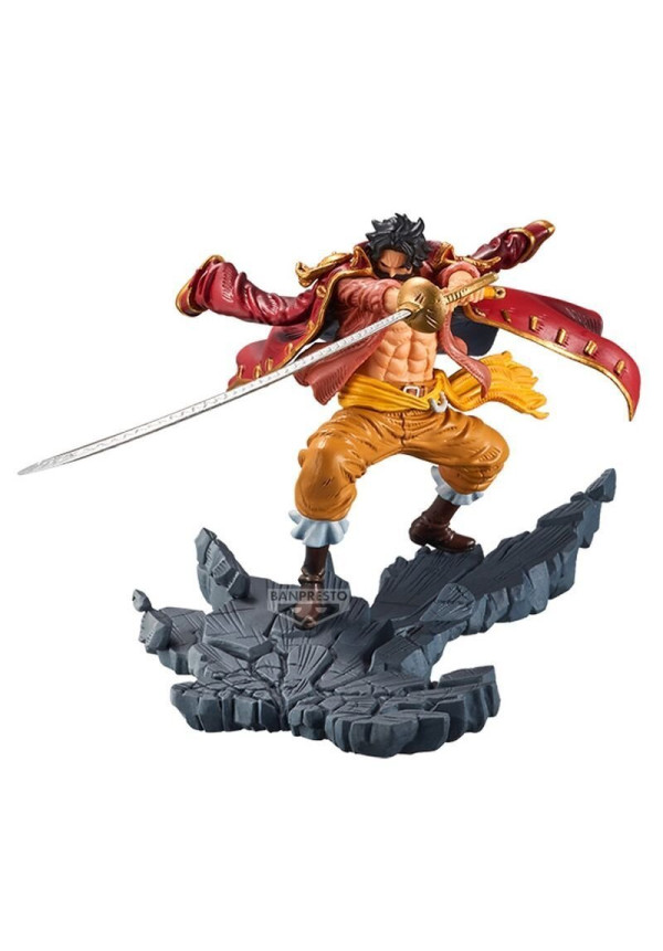  Banpresto Figura de Accion GOL D. Roger One Piece, Manhood-Special Ver 9 cm, BP28835P Multicolor, Figura Coleccionable, Óptimo para los fanaticos del Anime