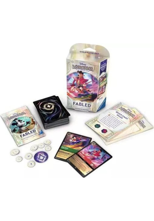 Disney Lorcana JCC: Fabled - Esmeralda y rubí (inglés) - Mazos de Inicio