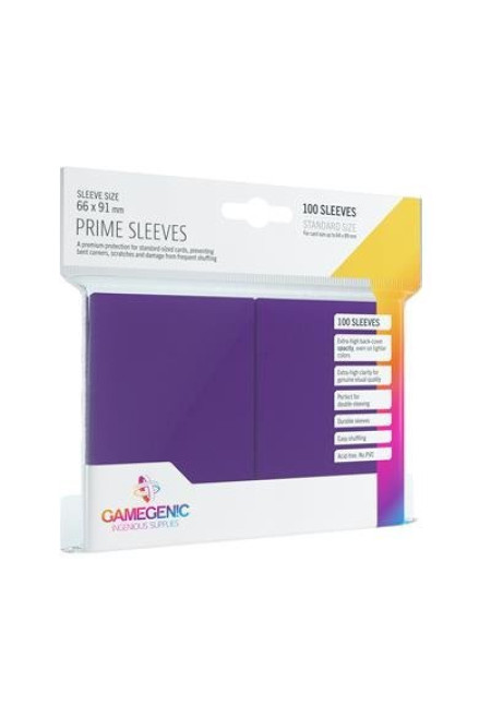 Pack Prime Sleeves Purple (100)