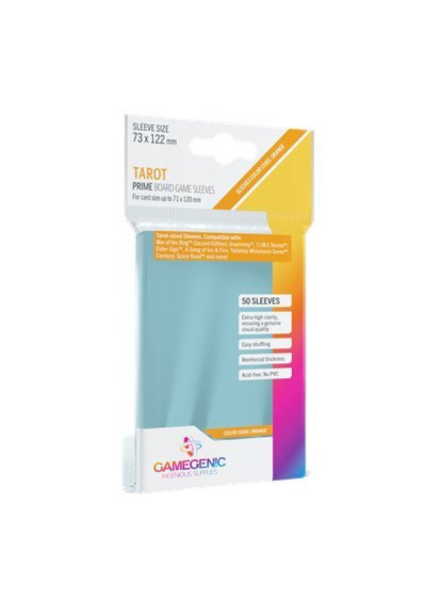 PRIME TAROT-SIZED SLEEVES 73X122MM (50)