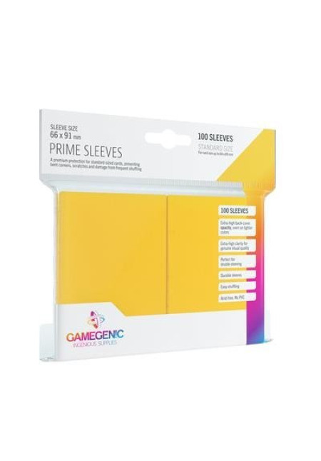 Pack Prime Sleeves Yellow (100) Pack Prime Sleeves Yellow (100)