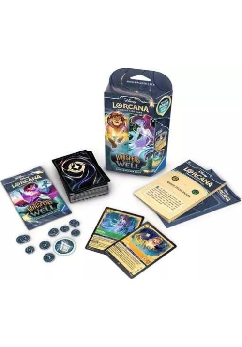 Disney Lorcana JCC: Susurros en el pozo - Ámbar y Esmeralda - Mazos de Inicio