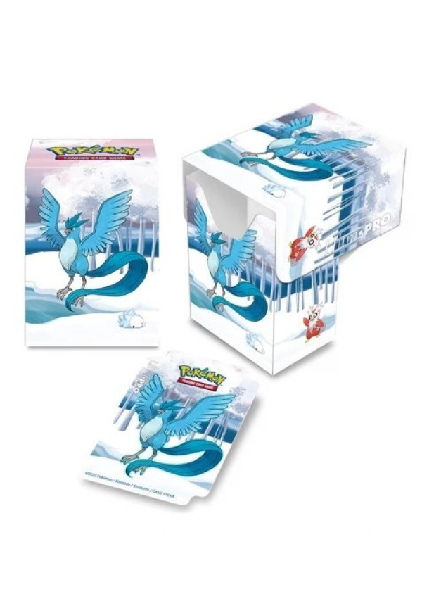 Caja de mazo Deck Box Gallery Series Frosted Forest Full View Articuno Pokemon Ultra Pro